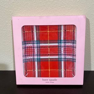NWT Kate spade ♠️ Lenox plaid square plate
